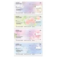Watercolor Flowers Top Tear Value Priced Personal Checks (1 Box of Singles, Qty. 125)