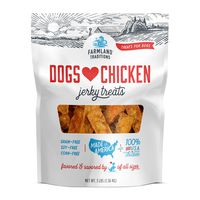 Farmland Traditions Filler Free Dogs Love Chicken Premium Jerky Treats for Dogs, 3 lb. Bag