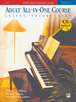 Alfred's Basic Adult Piano Course, All-In-One, Level 2 w/CD [STUDENT EDITION]