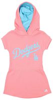 OuterStuff MLB Little Girls Toddler/Kids Celebrate Dress, Los Angeles Dodgers, Coral, Small 4