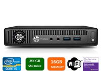 HP ProDesk 400-G2 Mini Desktop, Intel Core i5-6400T, 2.2GHz,16GB DDR4, 256GB Solid State Drive, Win10Pro (Renewed)