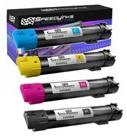 Speedy Inks Compatible Toner Cartridge Replacement for Dell 5130 5130cdn High-Yield (1 Black 1 Cyan 1 Magenta 1 Yellow 4-Pack)