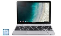 Samsung Chromebook Plus V2, 2-in-1, Intel Core m3, 4GB RAM, 64GB eMMC, 13MP Camera, Chrome OS, 12.2", 16:10 Aspect Ratio, Light Titan (XE520QAB-K02US)
