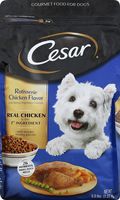Cesar Rotisserie Chicken Flavor Dry Dog Food (With Spring Vegetables Garnish, Small Breed, 5 Lb), One Size