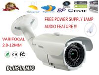 HD 720P VARIFOCAL 2.8-12MM CCTV Camera metal outdoor BULLET Security IP Camera CCTV Home Surveillance Camera 48 Leds WITH AUDIO