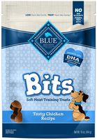 Blue Buffalo BLUE Bits Natural Soft-Moist Training Dog Treats, Chicken Recipe 16-oz bag