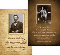 Barker Creek - Office Products Presidential Two 13-3/8 x 19" Motivational Poster Duet Set (BC-1891)