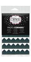 iCraft Therm O Web Glitter Photo Corners, Black Nickel