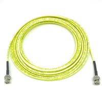 AV-Cables 12G 4K HD SDI BNC - BNC Cable Belden 4855R Mini RG59 (50ft, Yellow)