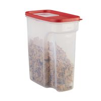 Rubbermaid 1856059 Modular Food Lids, Space Saving Plastic Storage Containers, 18- Cup, Clear
