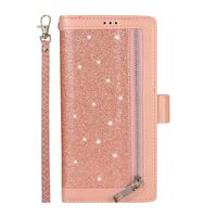 The Grafu Galaxy J6 Plus 2018 Case, PU Leather and TPU Protective Cover with Flexible Kickstand Function and Magnetic Closure for Samsung Galaxy J6 Plus 2018, Rose Gold