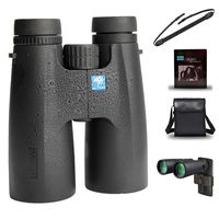 12X50 High Power Military Binoculars for Adults, IPX7 Waterproof HD Roof Prism Binoculars Telescope for Birdwatching Hunting Sport-Large Objective-BAK4 Prism FMC Lens-with Phone Adapter Strap Bag