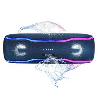 Portable Bluetooth Speaker, EasyAcc IPX7 Waterproof Wireless Party Speaker with Dual 10W Stereo Sound, Enhanced Bass, Built-in Mic Hands-Free Call, 66ft Connection Range, Tap Booster Blue