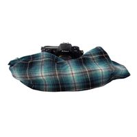 Scarf Camera Strap with Hidden Pocket (Tahoe Ocean)