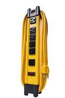 Woods Pro 4658 6 Outlet Metal Power Strip, 10 foot cord, Yellow