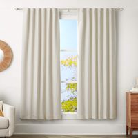 AmazonBasics 1" Curtain Rod with Round Finials - 72" to 144"