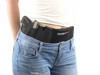 ComfortTac Ultimate Belly Band Holster for Concealed Carry Belt -Wraps Pistol, Glock, Revolver, Springfield, etc -Men & Women