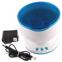 NuoYa001 Romantic Ocean Sea Daren Waves LED Night Light Projector Speaker Lamp Decorate