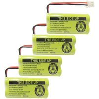 BAOBIAN 2.4V 400mAh Cordless Home Phone Battery Compatible with AT&T BT162342 BT-162342 BT166342 BT-166342 BT266342 BT-266342 BT183342 BT-183342 BT283342 BT-283342 VTech CS6329 CS6114 CS6419(4 Pack)