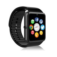 [2019 Upgraded] Smart Watch Compatible for iPhone 5s/6/6s/7/7s and Android 4.3 above, Anti Lost and Pedometer Fitness Tracker Sports Wristbands