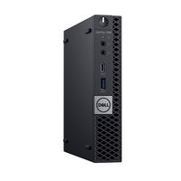 Dell OP7060MFFW75N1 OptiPlex 7060 Micro PC with Intel Core i5-8500T 2.1 GHz Hexa-core, 4GB DRAM, 500GB HDD, Windows 10 Pro 64-bit