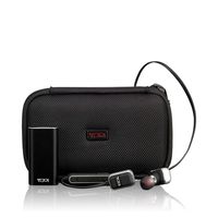 TUMI - Wireless Earbuds Headphones - Bluetooth in Ear Crisp Sound, 25 HR Playtime, 500mAh Battery Bank - Black/Gunmetal