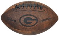 NFL Green Bay Packers Vintage Throwback Football, 9-Inches