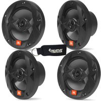 JBL MS65B - Two Pairs of MS65B Marine 6.5 Inch Black Two-Way Speakers
