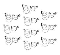 10 Pack BOMMEOW BSE15-M1A C Shape Earpiece Swivel Earhanger for Motorola Mototrbo CLS1410 XT460 DLR1020 Bearcom