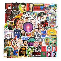 The Big Bang Theory Stickers Laptop TBBT Stickers Waterproof Skateboard Car Snowboard Bicycle Luggage Decor (The Big Bang Theory)