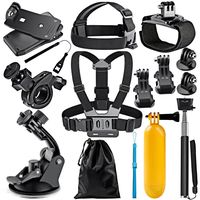 Neewer Accessory Kit for GoPro Hero 7 6 5 Hero Session 5 Black AKASO EK7000 Apeman DJI OSMO Action SJ4000 5000 6000 DBPOWER AKASO VicTsing WiMiUS Rollei QUMOX and Sony Sports DV