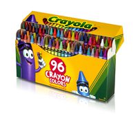 Crayola 52-0096 520096 Classic Color Crayons in Flip-Top Pack with Sharpener, 96 Colors, 96 count, Assorted