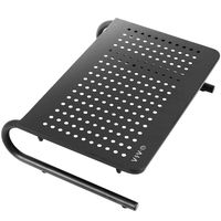 VIVO Black Ergonomic Computer Monitor, Printer, and Laptop Riser Stand with Vented Metal 14.5 inch Platform (STAND-V000E)