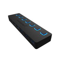 Sabrent 7-Port USB 3.0 Hub with Individual Power Switches and LEDs