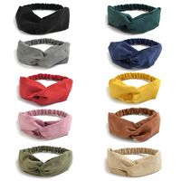 10 Pack Women's Headbands Boho Flower Printing Twisted Criss Cross Elastic Hair Band Accessories E