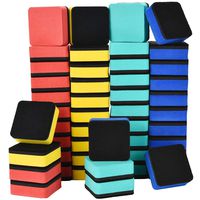 48 Pieces Whiteboard Magnetic Erasers Dry Erase Erasers White board Erasers for Home Classroom Office Use (Mixed Colors)