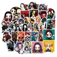 Demon Slayer: Kimetsu no Yaiba Stickers for Water Bottle 50 Pack Computer Laptop Trendy Sticker for Hydroflasks Teens Girls,Vinyl Aesthetic Decal Sticker Luggage (Demon Slayer: Kimetsu no Yaiba)