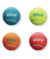 Outward Hound Squeaker Ballz Squeaky Tennis Ball Dog Toys Medium, 4 Pack