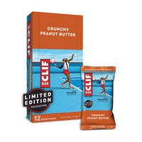 CLIF BAR - Energy Bars - Crunchy Peanut Butter - (2.4 Ounce Protein Bars, 12 Count)