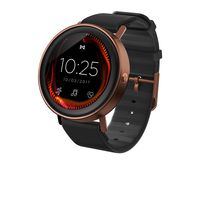 Misfit Vapor Stainless Steel and Silicone Touchscreen Smartwatch; Silver-Tone Black; MIS7006