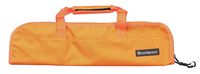 Messermeister 5-Pocket Heavy Duty Nylon Padded Knife Roll, Luggage Grade and Water Resistant, Orange