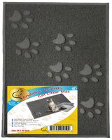 ANDALUS Cat Litter Mat, Gray, X-Large (35" x 24")