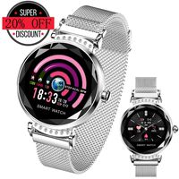 Women Smart Watch, HR Activity Women Fitness Tracker with Blood Pressure Sleep Monitor Period Reminder Fitness Watch Step Calorie Counter SMS/Call Remind Prime Deals