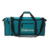 NFL Miami Dolphins NFL Steal Duffel, Teal, Measures 28" in Length, 11" in Width & 12" in Height
