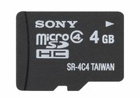 Sony 4GB Class 4 Micro SDHC Memory Card (SR4A4/TQMN)