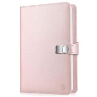 Fintie Wallet Photo Album for Fujifilm Instax Wide 300, Polaroid OneStep 2-64 Pockets (Snap Fastener) Album, Compatible with Polaroid POP, Originals 600 Camera 3.5x4.5 Inch Film (Rose Gold)