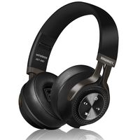 Bluetooth Headphones, Riwbox XBT-880 Wireless Bluetooth Headphones Over Ear with Microphone and Volume Control Wireless and Wired Foldable Headset for iPhone/iPad/PC/Cell Phones/TV (Black&Grey)