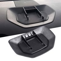 LESAUCE Center Dash Console Organizer Tray for Toyota Tundra 2014 2015 2016 2017 2018 2019 2020 Dashboard Mount Phone Holder for Tundra Accessories Car