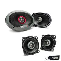 MB Quart - Pair of Formula FKB169 6x9 Coaxial Speakers and A Pair of Formula 3.5" Speakers FKB108
