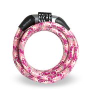 Wordlock Cable Lock, Camo Pink, 10mm/5'